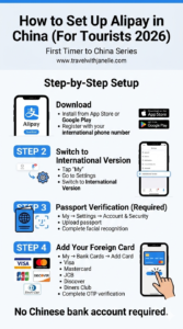 How to set up Alipay as a foreigner visiting China step-by-step